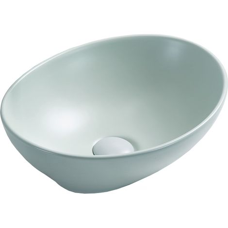 Mexen Elza lavabo sobre encimera 40 x 33 cm, menta mate - 21014046 (1/2)