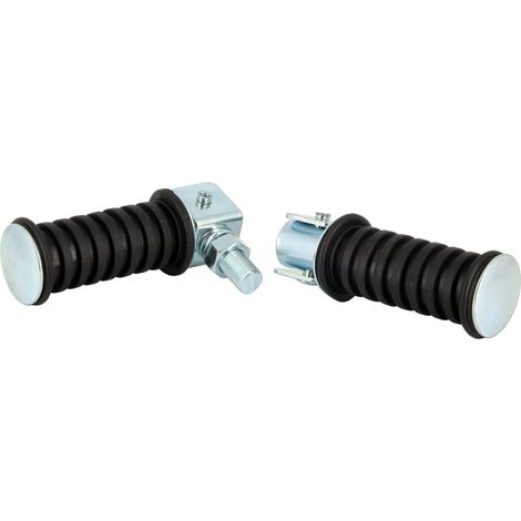 Reposes Pied Rond à Vis Fixation Ø12mm Revêtement Caoutchouc