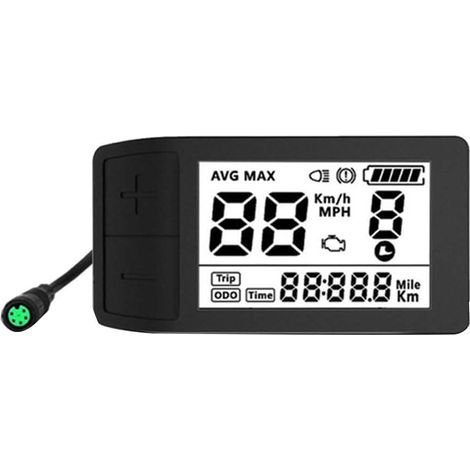 Affichage de Vitesse Pas 0-9 pour Le BBS01 BBS02 de Vélo Électrique 500S avec Support pour UART Ebike Meter. (1/5)