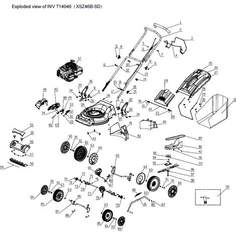 Roue arrière de 250 mm - 1052588000 pour INV T14046, INV T1456 H2, PROXIMA XSZ46E (1/2)