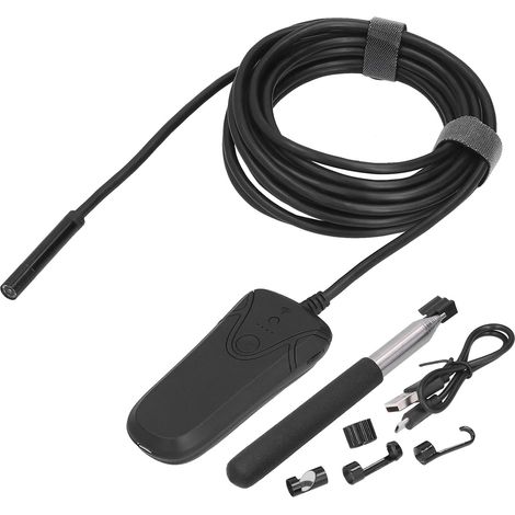 WiFi Endoscope Semi Rigid Waterproof Borescope Inspection Machine IP68 200W Micro USB 5V3.5 Meters（11.48ft）