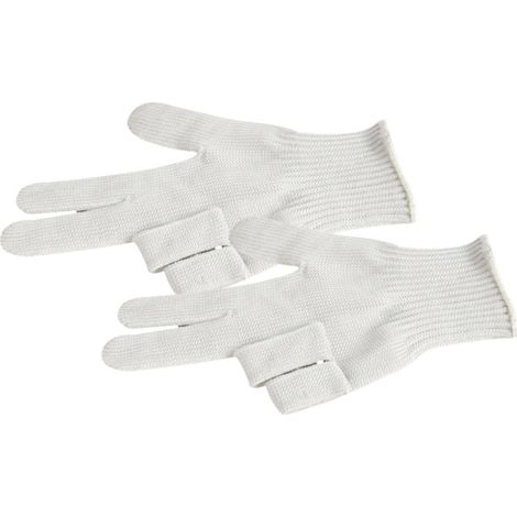 Paar Weiße Schnittfeste Handschuhe aus Polyethylenfaser und (1/4)