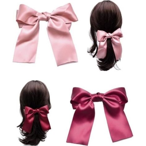 Fermagli per capelli, mollette a nodo, fermagli a scatto, fermagli in seta, per coda di cavallo, da donna, 2 pezzi (1/4)