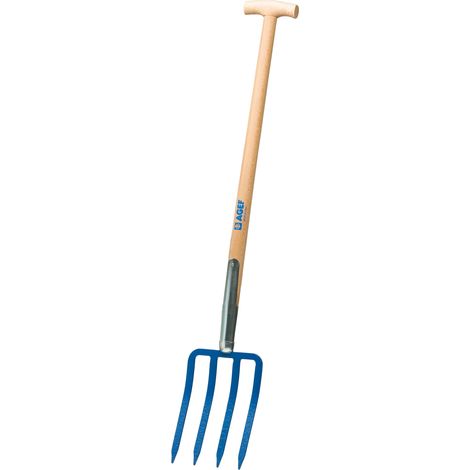 Agef FORCA PER VANGARE 4 denti manico a T cm. 80
