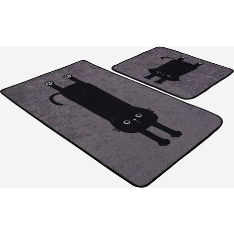Set rutschfester Polyestermatte für das Badezimmer Comfort (1/5)