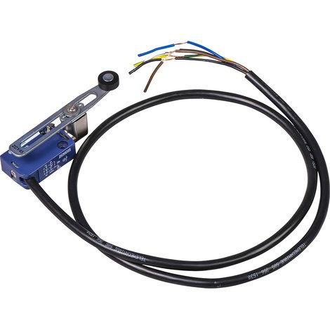 Télémécanique – interrupteur de fin de course miniature OsiSense XC standard, levier à galet thermoplastique à longueur variable, 1 NF + 1 NO, câble 1 m – XCMD2145L2