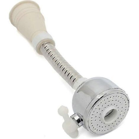 Douchette de robinet de cuisine - Aérateur de robinet économe en eau avec buse pivotante à 360° pour une installation facile et un lavage efficace (1/5)