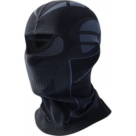 Un casque de moto bleu foncé avec un tour de tête de 42 cm, adapté aux sports de plein air, au ski et à la moto. (1/5)