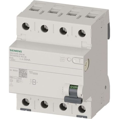 Interruptor diferencial Siemens 5sv3346-4kk14 63A 30mA