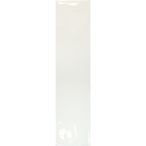 Carrelage TERRE 28x7cm White - Brillant 28x7 cm White - Brillant - - boîte de 0.55 m2