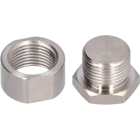 Kit de soudage d'écrou de capteur d'oxygène O2, matériel de fixation en fer galvanisé en Nickel M18 X 1.5 (1/5)
