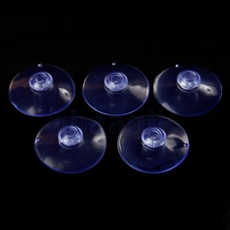 25 ventouses en plastique transparent en caoutchouc de fenêtre Suckers 35mm Longue durée de vie (1/2)