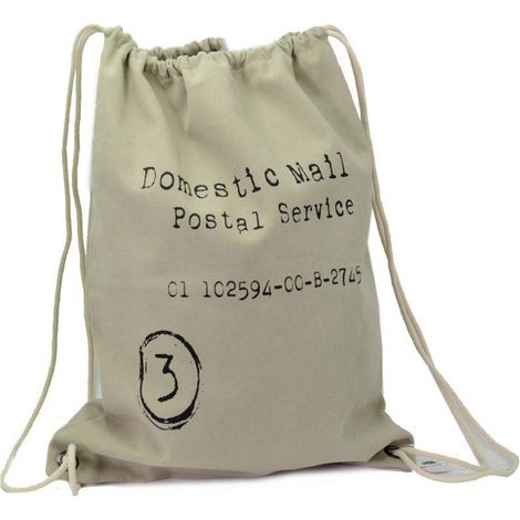 Borsa sacco tessuto crema cm 43xh54x6