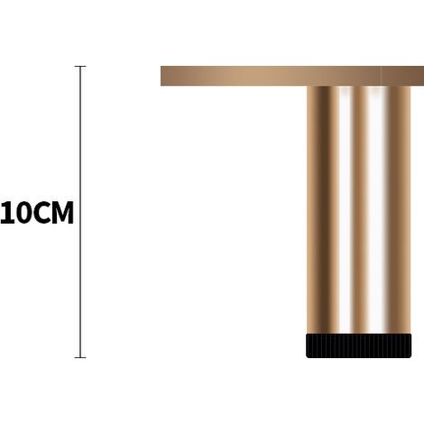 TAISHENGDA-Pieds de meuble réglables en aluminium, pieds pour meuble cuisine salle de bain hauteur 10 cm,paquet de 4 pièces (1/5)