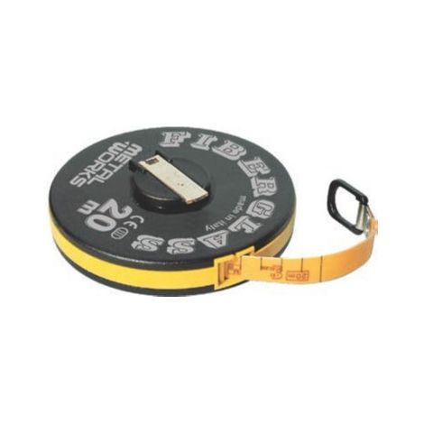 Cinta métrica Abierta fibra de vidrio                         30 m x 13 mm
