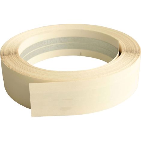 Dalsys Kantenschutz Trockenbau Weiß 5cm x 30m, Eckschutz für Gipskartonplatten mit rostfreien Aluzinkmetallstreifen