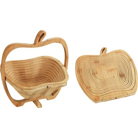 Maximex Cesta Plegable de Bambú Antibacteriana Decorativa (1/5)