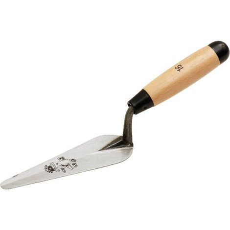 Truelle forgée langue de chat – Acier Chrome Vanadium trempé – Forgée d'une seule pièce – Double virole – 26,5 à 28,5 cm – MOB