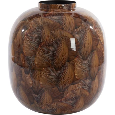 Vaso decorativo Light & Living Milos marrón-claro - Ø37x40 cm (1/4)