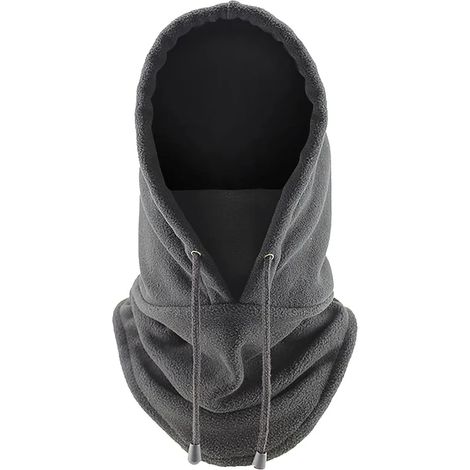 Cagoule tactique lourde multifonction, masque visage ski moto, cagoule hiver chaude pour vélo, snowboard et plein air, couvre-cou respirant, taille unique homme femme (1/5)