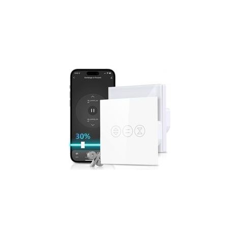 Interrupteur Volet Roulant WiFi, Volet Roulant Stores Commutateur WiFi Compatible avec Alexa et Google Home, Interrupteur WiFi Tactile, Timer et Partager【Un Fil Neutre Requis】2PCS (1/5)