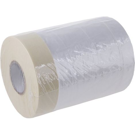 Ruban adhésif de masquage LEVIOR avec film protecteur 55 cm x 30 m 37243.01