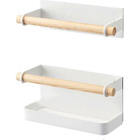 Soporte de pared para paraguas, fijación magnética, no requiere taladrar, hierro resistente, para el hogar. (1/5)