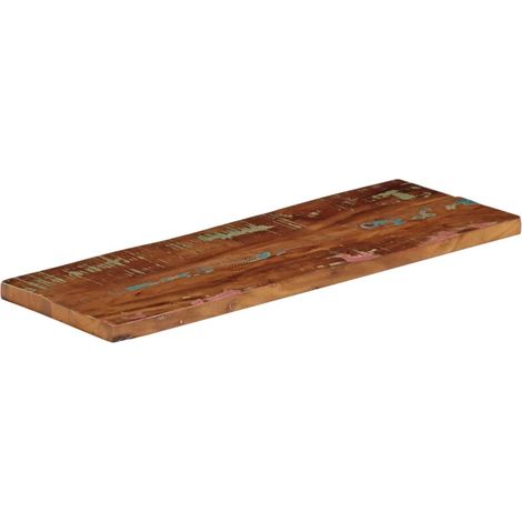 Dessus de table  Dessus de bureau  Plateau de table 70x30x3,8 cm rectangulaire bois massif récupéré
