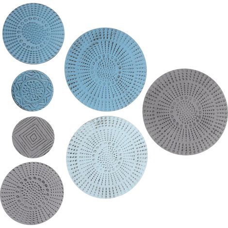 Décoration Murale en Métal Rond Minimaliste Disque Décoratif en Fer Forgé Ensemble Mural 1 Pièce Art Contemporain pour Salon et Bureau Décoration Murale Design Moderne (1/5)