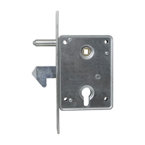 SERRATURA CANCELLO INFILARE 77QL ISEO  B.Q ZINC F.MM 25 C.SAGOM M1+Q8 E.MM 50