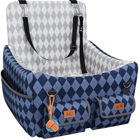 Dog Car Seat Up To 16kg For Small Medium Dogs With Memory Foam (1/5)