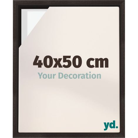 Your Decoration - Cadre flottant - Chene Fonce - Cadre en caisse américaine pour toile sur chassis - MDF - Lyon (1/5)