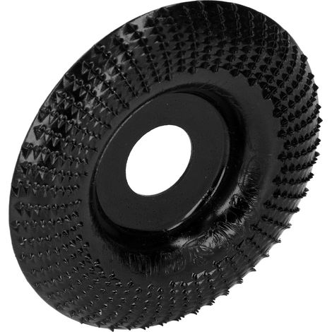 Schleif- und Formscheibe für Holz, Edelstahl, 22 mm, schwarz, für Winkelschleifer, 1 Stück (1/5)