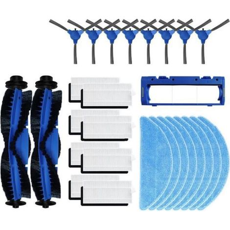 Filtre HEPA - Brosse Pour Robot Balayeuse - Entretien Régulier - Compatible Avec Modèles Standard - 8 Pièces (1/4)