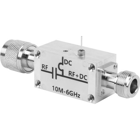 Module amplificateur RF à large bande, té de polarisation en alliage d'aluminium, bloqueur CC pour radioamateur 10 MHz – 6 GHz (1/5)