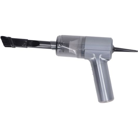 Aspirateur portatif sans fil gris de qualité industrielle, doté de trois vitesses réglables et d'une fonction multifonctionnelle d'aspiration et de soufflage. (1/5)