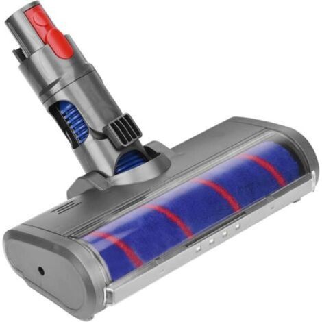 Tête de brosse électrique à roue souple pour aspirateur DYSON V11 V10 V8 V7 accessoires de rechange pour outils de brosse pour parquet / sols durs / tapis / nettoyage des coins sombres (1/4)