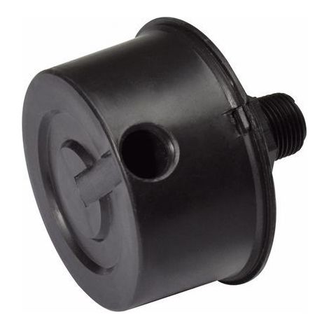 Filtro de aire para compresor con rosca 3/8", compatible con modelos Stanley, diseño compacto, fácil instalación, mejora eficiencia y durabilidad del equipo, color negro
