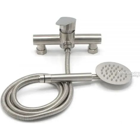 Ensemble Robinet et Flexible Inox SUS304 Satine LY011 (1/2)