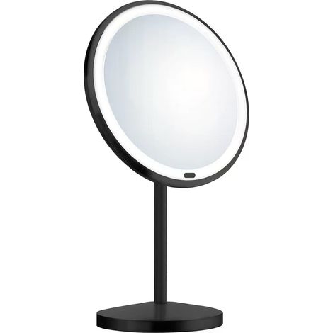 Smedbo Kosmetikspiegel mit LED. Schwarz. Abgelöst Standmodell. X7. ZB625 (1/4)