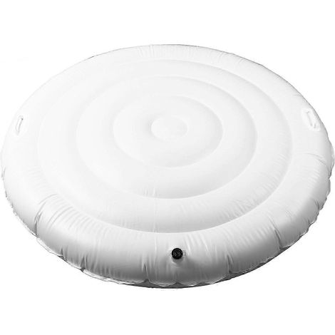 Couverture gonflable pour spa de 1,37 mètre (4,5 pieds), pliable, écoénergétique, compatible avec les spas gonflables ronds d'extérieur, d'excellente qualité. (1/5)