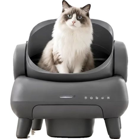 Arenero autolimpiable para gatos, controlado por aplicación, M1 (1/2)