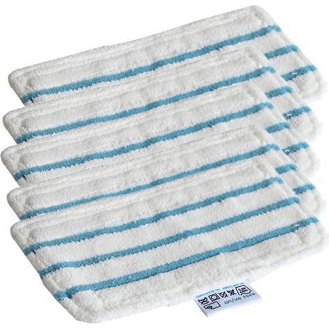 Lot de 5 chiffons en microfibre lavables pour nettoyeur vapeur Black+Decker compatibles avec les nettoyeurs vapeur et remplaçant les références FSMP20 XJ (1/5)