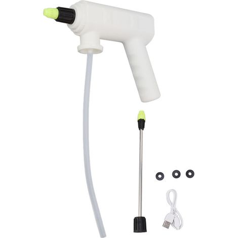 Jeffergarden Bec de pulvérisateur électrique pour plantes, alimenté par batterie, tête de pulvérisateur d'arrosage automatique portable rechargeable par USB avec barre de pulvérisation pour la maison (1/5)
