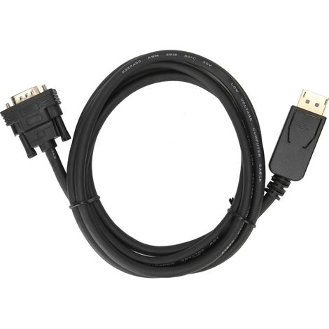 Cavo bidirezionale ad alta velocità da DVI-D a DisplayPort, plug-and-play, connettori placcati in oro, trasmissione del segnale anti-interferenza, design a innesto Full HD.