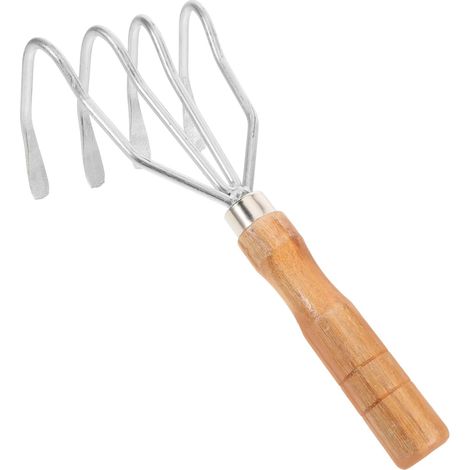 Râteau à Main à Griffes Antidérapant pour Creuser Coquillages Outil Fiable pour Plage et Jardinage (1/5)
