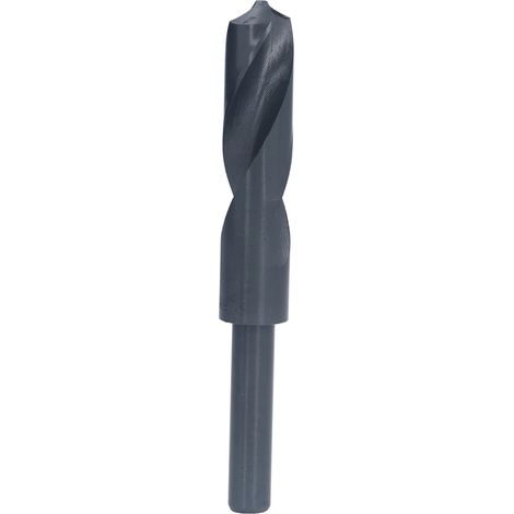 Mèches à queue réduite en acier rapide, forets hélicoïdaux noirs pour aluminium et fer, 1/2 pouce (1/5)