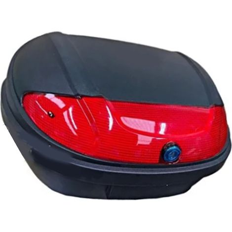 Coffre arrière moto 52L universel étanche anti-choc pour scooter, top case de rangement (1/5)