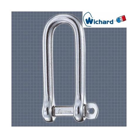 Manille longue axe imperdable inox 316L wichard (1/2)