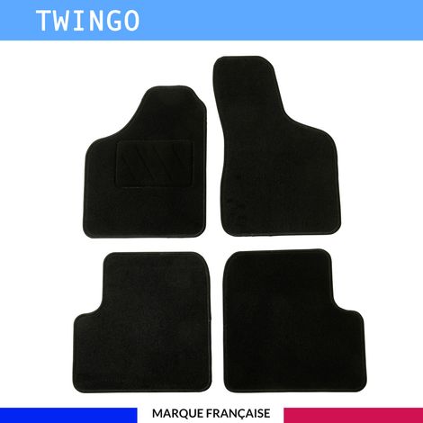 Tapis de voiture - Sur Mesure pour TWINGO (2000 - 2007) - 4 pièces - Tapis de sol antidérapant pour automobile (1/4)
